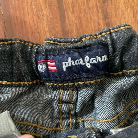 Phat Farm Boys Jeans Dark Gray Adjustable Waist Size 4 - Picture 3 of 11
